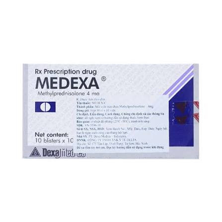 Medexa 4Mg Ngoại _Indonesia (Hộp5 Vỉ X 6 Viên)