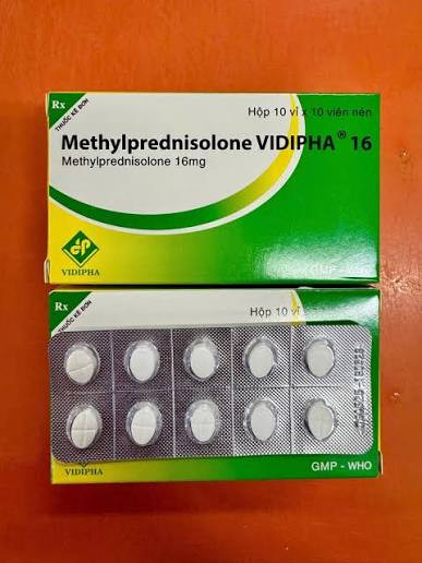 Methylprednisolon 16Mg Vidipha (H/100v)