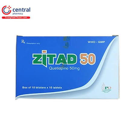Zitad 50 (quetiapin 50mg) (H/100v)