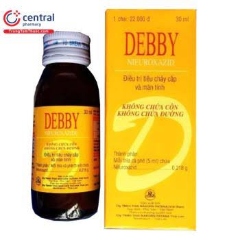 Siro Debby (Nifuroxazid 218Mg) _Thai Nakorn (Lọ30Ml)
