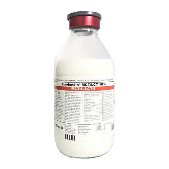 đạm sữa truyền Lipofundin Mct/Lct 10% Brawn (C/250Ml)