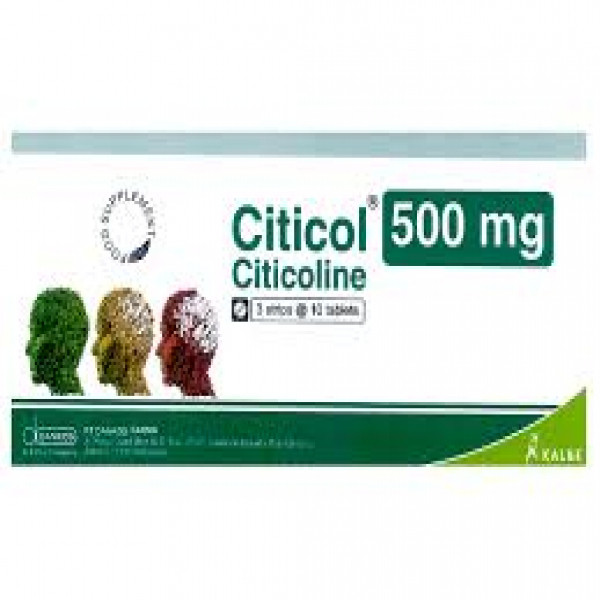 Citicol 500Mg (citicoline 500mg) Dankos Indonesia (H/30V)