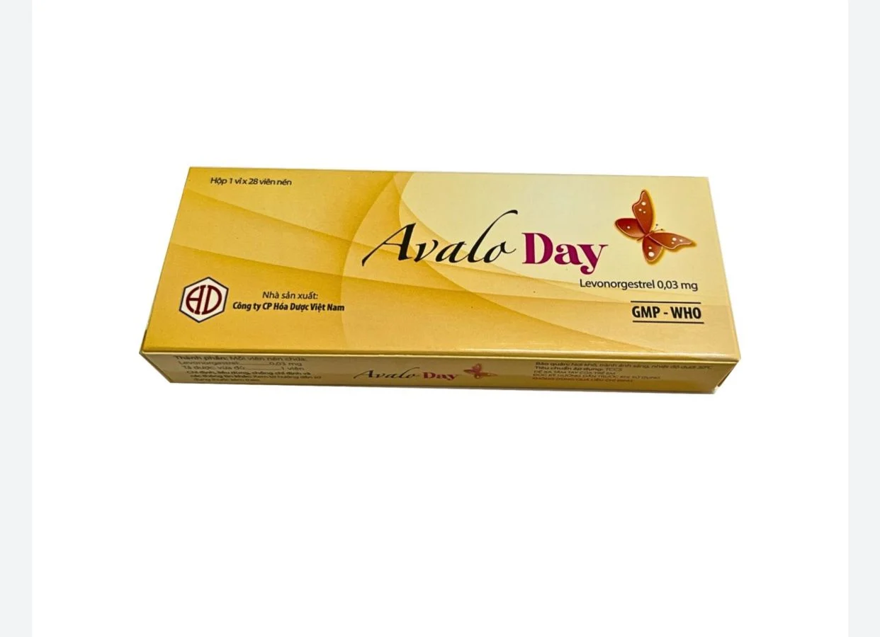 Tránh Thai Avalo Day Hóa Dược _Vàng (H1 Vỉ X 28 Viên)