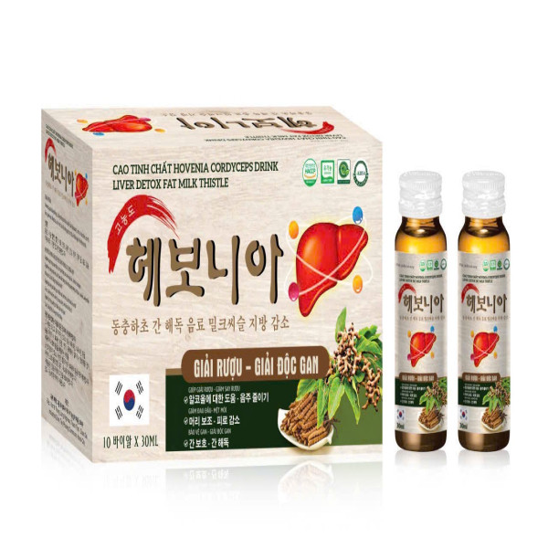 Nước Giải Rượu Độc Gan 10 Lọ Vàng Dio