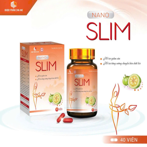 Viên Uống Giảm Cân Nano Slim Lọ 40 Viên