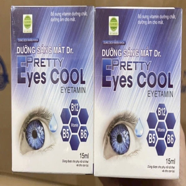 Nhỏ Mắt Pretty Eye Cool Tím ( Cọc/12 Lọ)
