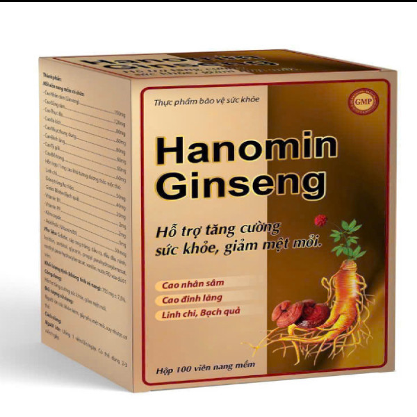 Hanomin Ginseng _Hà Nội (Hộp/60V) Full Hóa Đơn