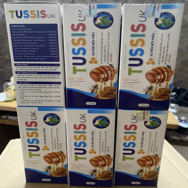 Siro Tussis Mật Ong Lọ 125Ml