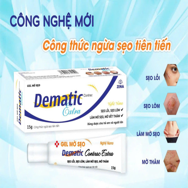 Gel Mờ Sẹo Dematic 15Mg Dermatix nội
