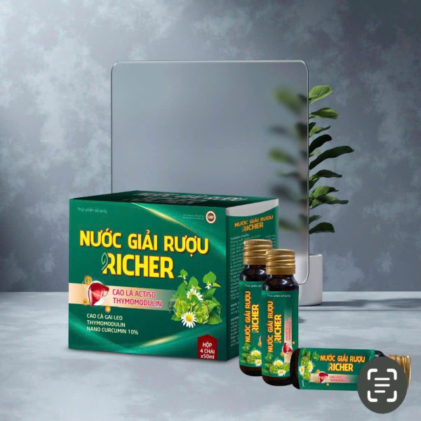 Nước Giải Rượu Richer ( 4 Lọ/ Hộp)