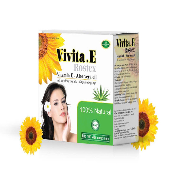 Vitamin E Vivita E (Trắng) _Rox (H/100 Viên) K96