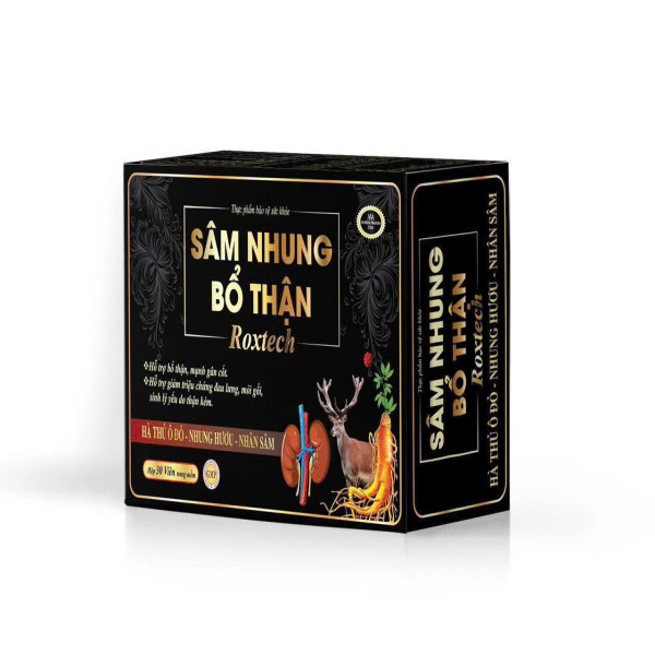 Sâm Nhung Bổ Thận Roxtech Hộp 3 Vỉ * 10 Viên