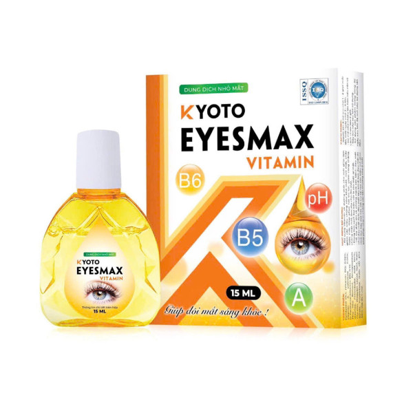Nhỏ Mắt Kyoto Eyesmax Vitamin Vàng Cọc 10 Lọ