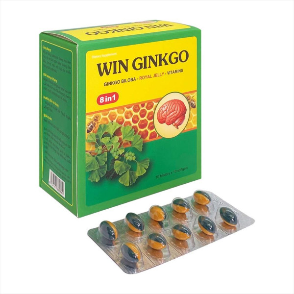 Win Ginkgo 120Mg _Trường Thọ (H/100V) D6.27 Full Hóa Đơn