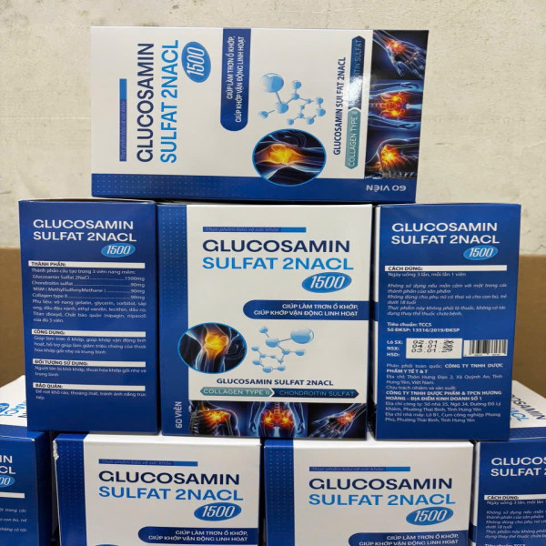Glucosamin 1500 Xanh Hv ( Lọ 60 Viên)