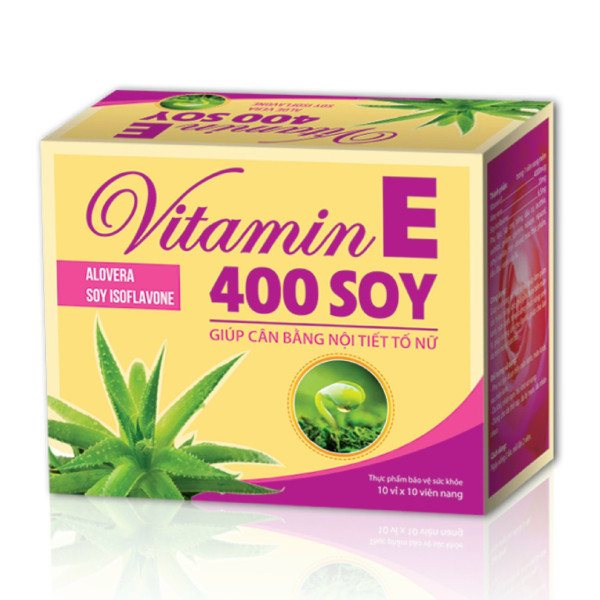 Vitamin E 400 Soy Vỉ _Ako (H/100V) K70H