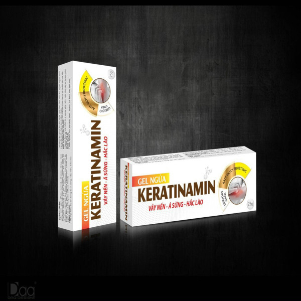 Gel Ngứa Keratinamin Vảy Nến- Á Sừng- Hắc Lào (T/25G) bán cọc 10tuyp