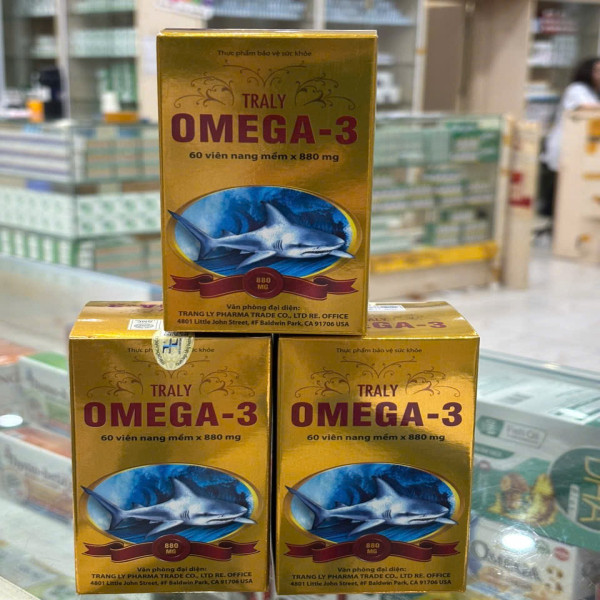 Omega 3 Traly ( Lọ 60 Viên) Bé