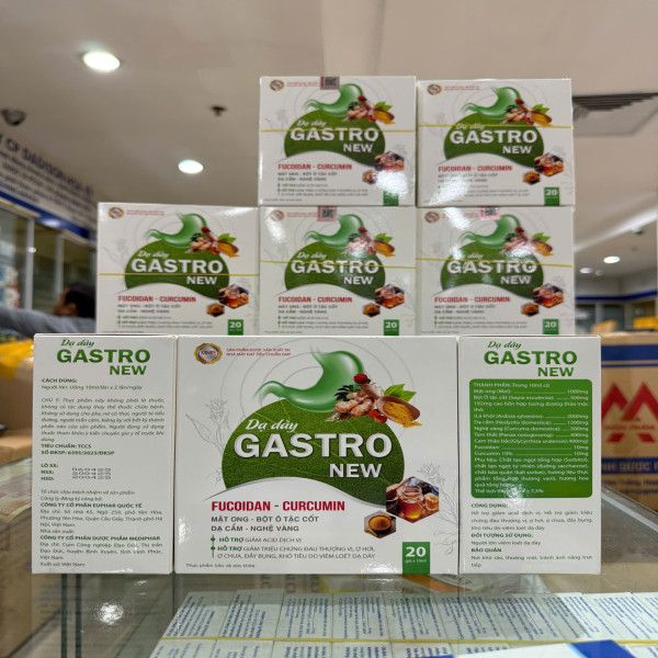 Dạ Dày Gastro New Md (20 Gói *10Ml) Xanh