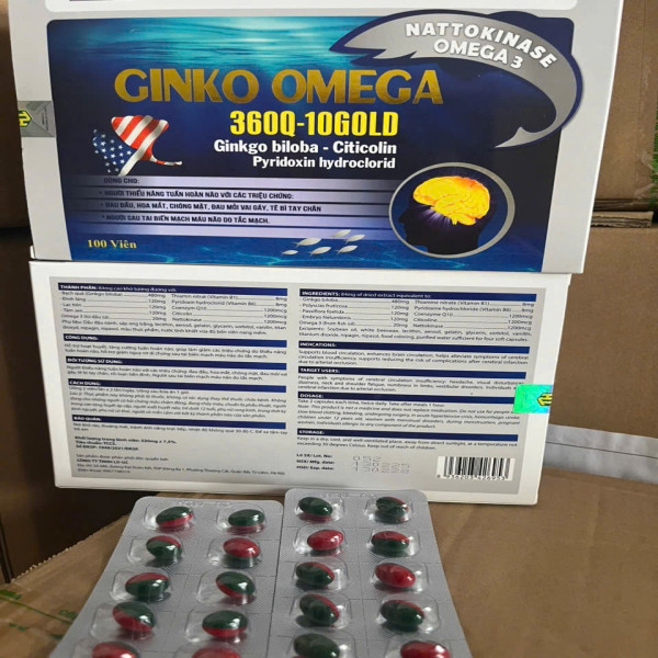 Ginko Omega 360 Q10 Vn (100 Viên) Nang Đát 2/28