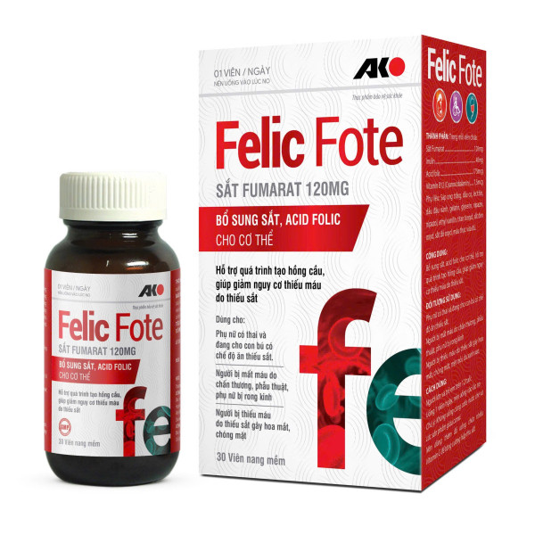 Felic Fote Lọ 30 Viên Ako Mới