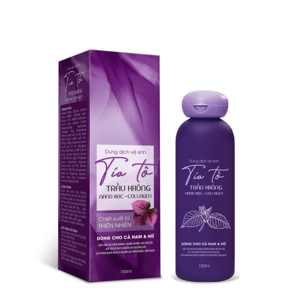 Dung Dịch Tía Tô Trầu Không Nano Bạc Colagen Mới Bé