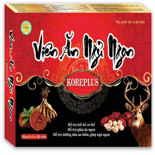 Viên Ăn Ngủ Ngon Kyo Hộp (6 Vỉ* 10 Viên ) Mới