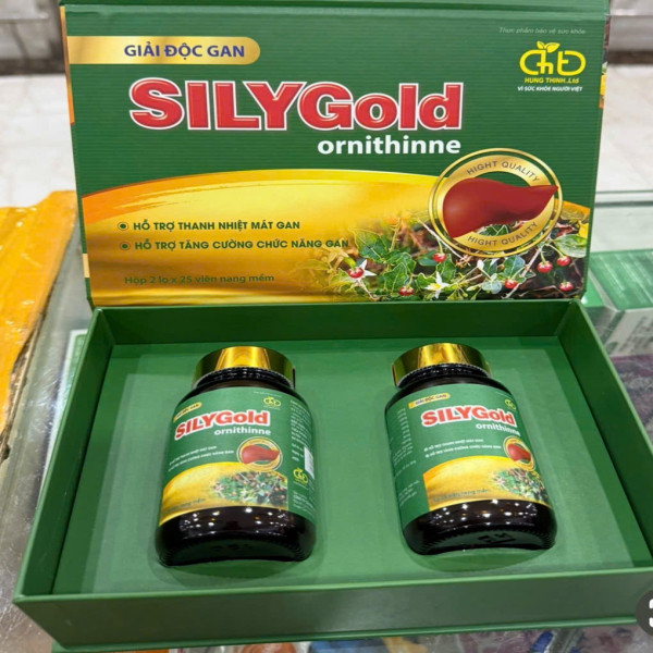 Bổ Gan Silygold Gỗ ( Hộp 2 Lọ *25 Viên )