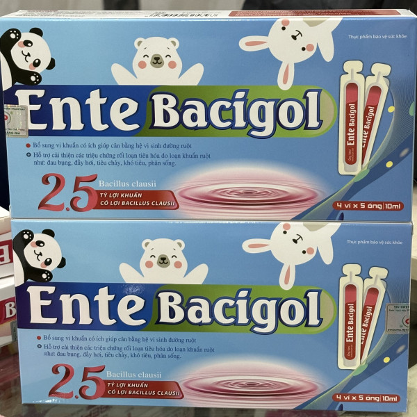 Ente Bacigol Gấu Xanh Hộp 20 Ống