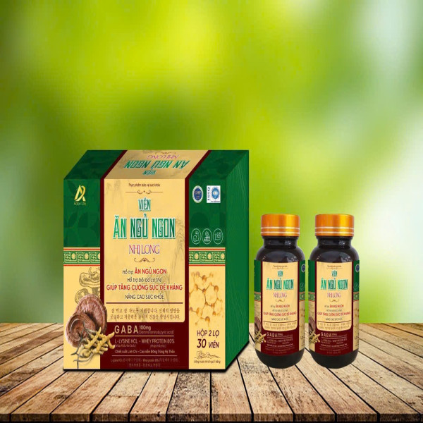 Viên Ăn Ngủ Ngon Gỗ 2 Lọ Nhị Long