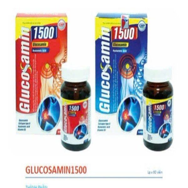 Glucosamin 1500 _Md (Lọ/60V) Đỏ- Xanh