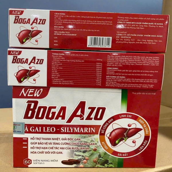 Cà Gai Leo Sylymarin Boga Azo (H/60v) bổ gan vỉ
