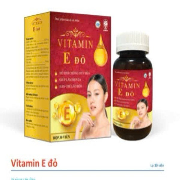 Vitamin E Đỏ _Md (Lọ/30V)