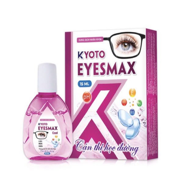 Nhỏ Mắt Kyoto Eyes Max Tím (bán cọc 10 lọ)) Chống Cận Thị