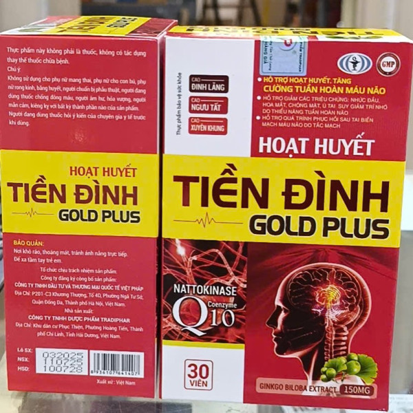 Hoạt Huyết Tiền Đình (Đỏ) _Vp (Lọ/30 Viên) K79H