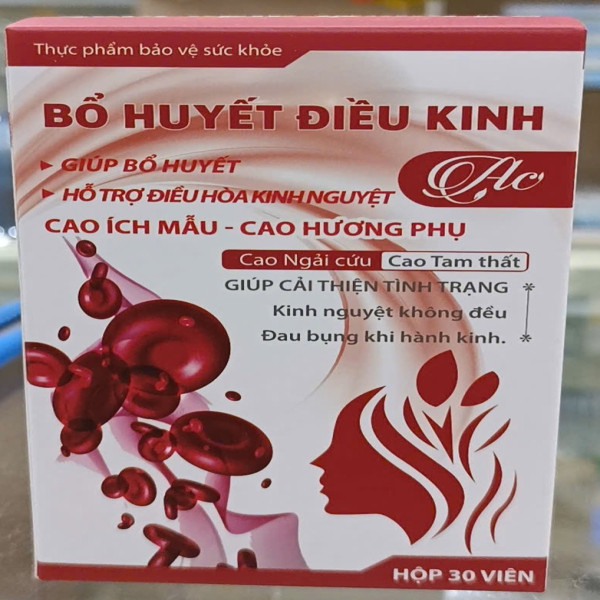 Bổ Huyết Điều Kinh Lọ 30 Viên Á Châu