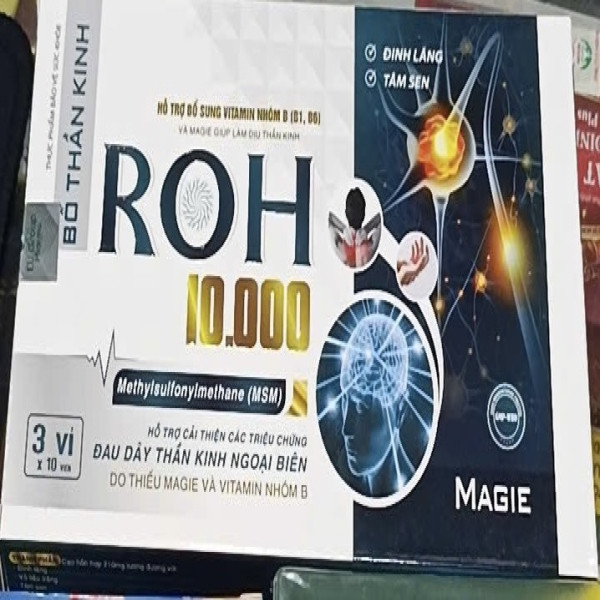 Bổ Thần Kinh Roh 10.000 Magie Hộp 30 Viên