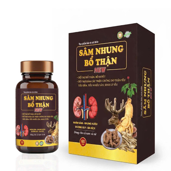 Sâm Nhung Bổ Thận New Wood Thuý ( 60 Viên)