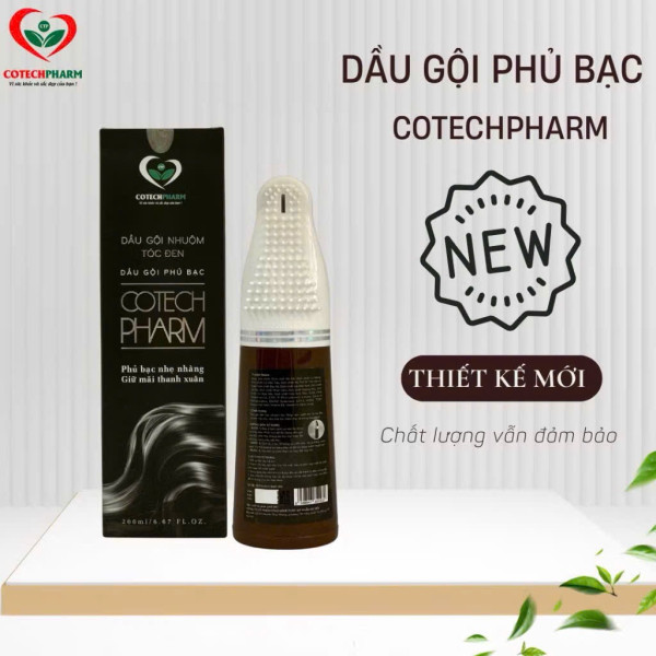 Dầu Gội Phủ Bạc Đen Cotechpharm 200Ml Cao Cấp