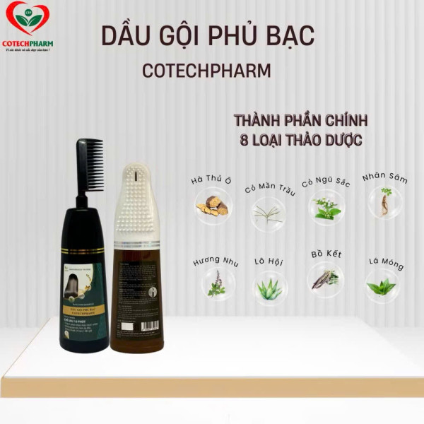 Dầu Gội Phủ Bạc Đen Cotech 200Ml
