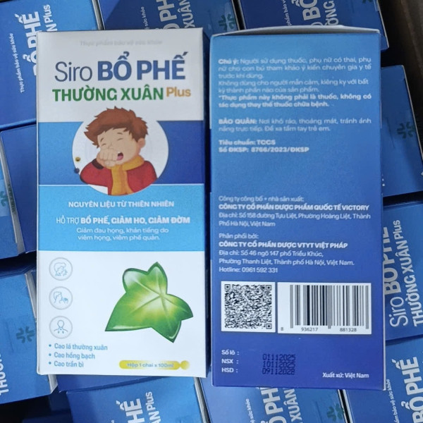 Siro Bổ Phế Thường Xuân Plus Chai 100 Ml