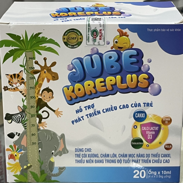 Canxi Jube Koreplus Hộp 20 Ống Hải Linh