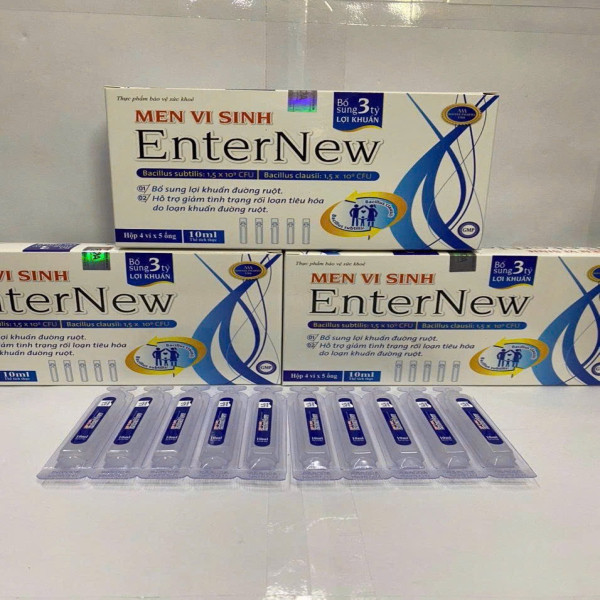 Men Ống Enter New 3 tỷ lợi khuẩn ( 20 Ống X 10Ml)