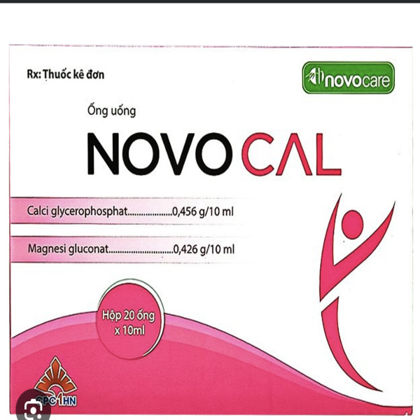 Novocal (Ca+ Mg) Ống _Cpc1 Hà Nội (Hộp/30 Ống)
