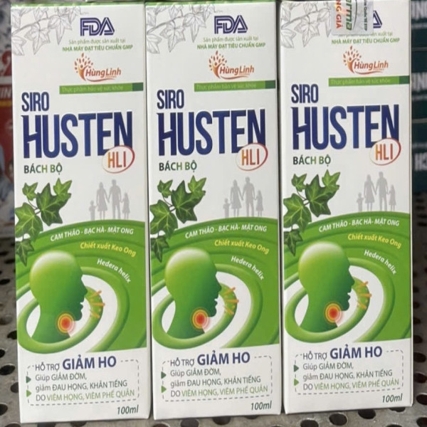 Siro Ho Husten Đầu Người Lọ 100Ml