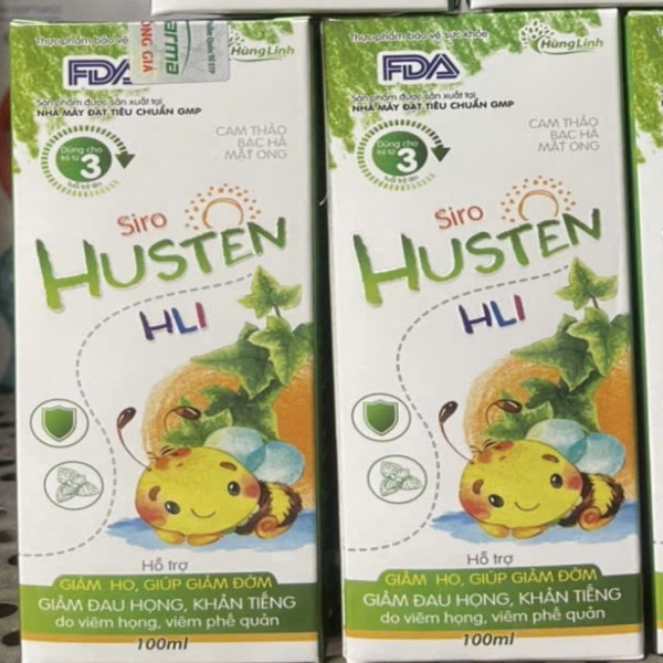 Siro Ho Husten Con Ong (Lọ 100Ml)