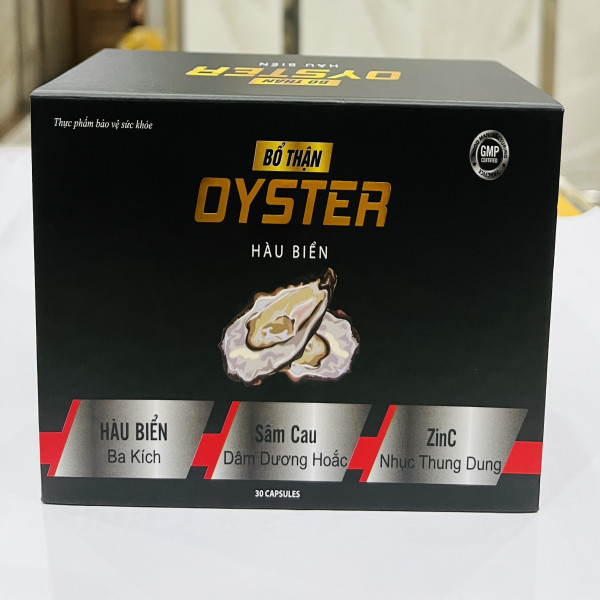 Bổ Thận Hàu Biển Oyster _Gỗ Đen (Lọ 30 Viên)