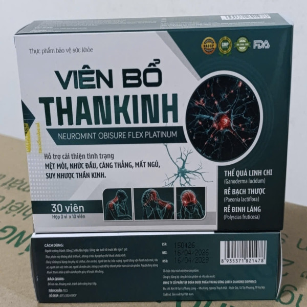 Viên Bổ Thần Kinh Xanh K146 Dio Xanh H30 Viên