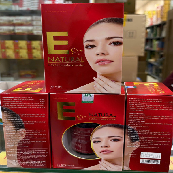 Vitamin E Natural Lọ 30 Viên Đỏ Vp