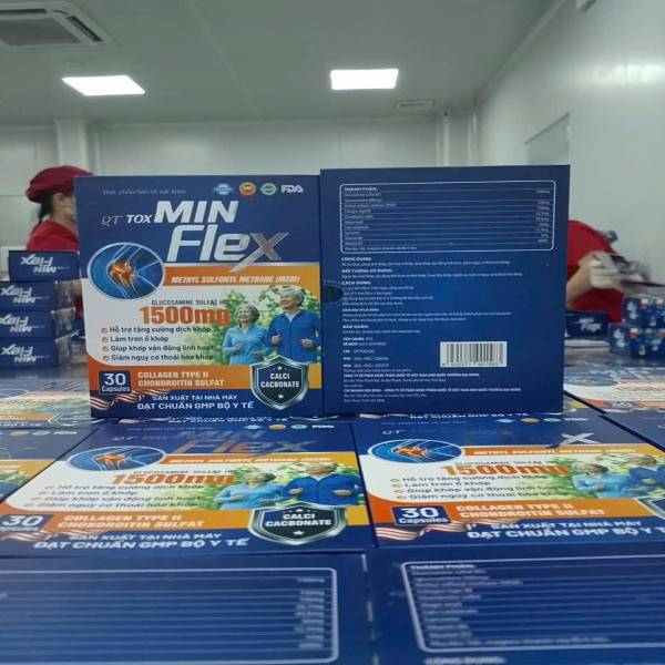 Toxmin Flex 1500 Mg Gỗ Xanh 2 Ooba Áo Xanh Lọ 30 V K46